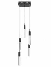 Avenue Lighting HF1900-5-GL-BB - The Original Glacier Collection 5 Light Multi Pendant in Polished Chrome with Bubbled Crystal