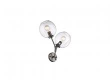 Avenue Lighting HF8082-DBZ - Fairfax 2 Light Glass Globe Wall Sconce