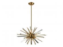 Avenue Lighting HF8201-AB - Palisades Ave. 24" Chandelier in Aged Brass