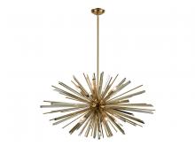 Avenue Lighting HF8203-AB - Palisades Ave. 39" Chandelier in Aged Brass