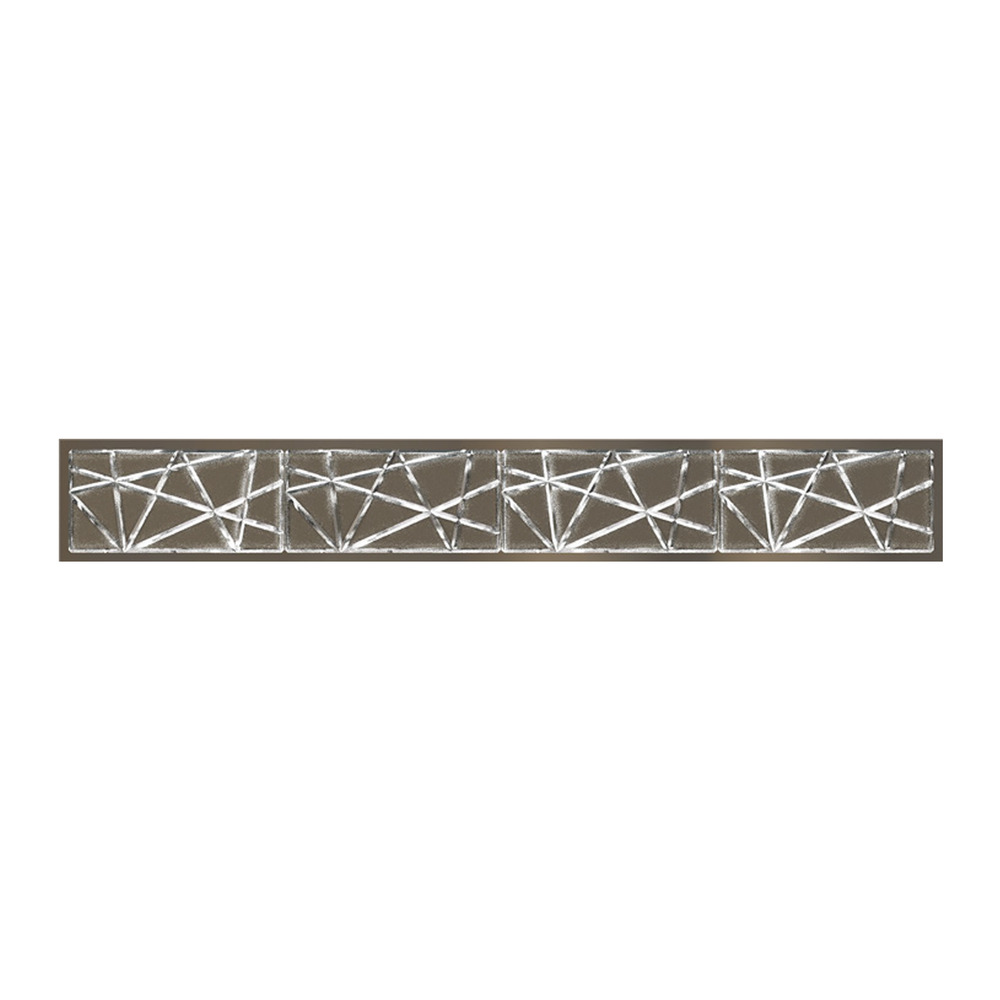 Lucus 36" LED Crystal Wall Sconce in Polished Nickel
