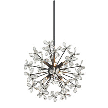 ZEEV Lighting CD10212-8-MBK - Adelle 8-Light, 20" Crystal Sputnik in Matte Black