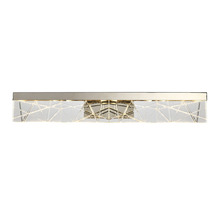 ZEEV Lighting VL11508-LED-36A-PN - Lucus 35" LED Sleek Crystal Vanity in Polished Nickel
