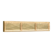 ZEEV Lighting VL11510-LED-24B-AGB - Lucus 27" LED Crystal Wall Sconce in Aged Brass