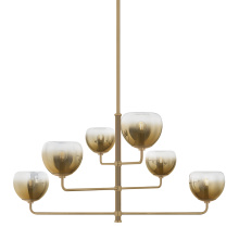 Troy F3745-PBR - AUGUST CHANDELIER