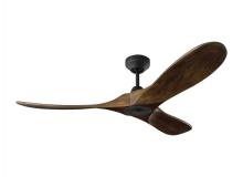 Visual Comfort & Co. Fan Collection 3MAVSM52MBK - Maverick Smart 52 - Matte Black W Dark Walnut Blades