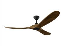 Visual Comfort & Co. Fan Collection 3MAVSM60MBK - Maverick Smart 60 - Midnight Black W Dark Walnut Blades