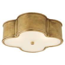 Visual Comfort & Co. Signature Collection ALL US AH 4015NB-FG - Basil 17" Flush Mount