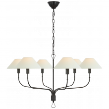 Visual Comfort & Co. Signature Collection ALL US AL 5005BZ/CHC-L - Griffin Extra Large Tail Chandelier