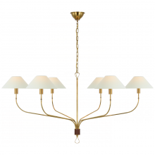 Visual Comfort & Co. Signature Collection ALL US AL 5006HAB/SDL-L - Griffin Grande Tail Chandelier