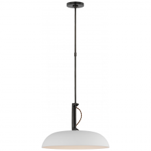 Visual Comfort & Co. Signature Collection ALL US AL 5040BZ/WHT-WG - Cyrus 19" Pendant