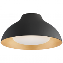 Visual Comfort & Co. Signature Collection ALL US ARN 4350MBK-SWG - Agnes 15" Flush Mount