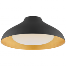 Visual Comfort & Co. Signature Collection ALL US ARN 4351MBK-SWG - Agnes 18" Flush Mount