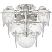 Visual Comfort & Co. Signature Collection ALL US ARN 4450PN-CSG - Loire Medium Tiered Flush Mount