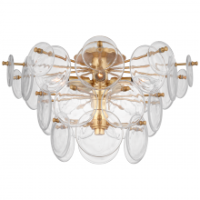 Visual Comfort & Co. Signature Collection ALL US ARN 4451G-CSG - Loire Large Tiered Flush Mount