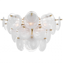 Visual Comfort & Co. Signature Collection ALL US ARN 4451G-WSG - Loire Large Tiered Flush Mount