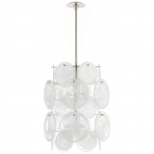 Visual Comfort & Co. Signature Collection ALL US ARN 5451PN-WSG - Loire Medium Barrel Chandelier