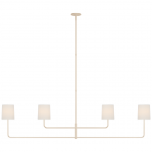 Visual Comfort & Co. Signature Collection ALL US BBL 5087CW-L - Go Lightly 70" Four Light Linear Chandelier