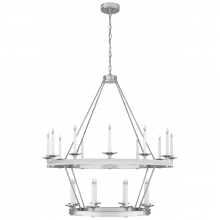 Visual Comfort & Co. Signature Collection ALL US CHC 1607PN - Launceton Large Two Tiered Chandelier