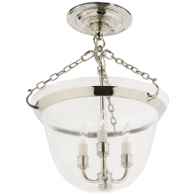 Visual Comfort & Co. Signature Collection ALL US CHC 2109PN - Country Semi-Flush Bell Jar Lantern