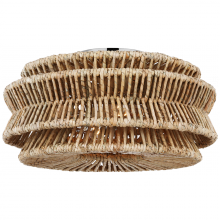 Visual Comfort & Co. Signature Collection ALL US CHC 4015PN/NAB - Antigua Large Drum Semi-Flush Mount