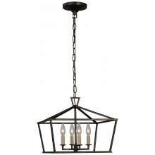 Visual Comfort & Co. Signature Collection ALL US CHC 4190AI - Darlana Small Wide Semi-Flush Mount Lantern