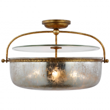 Visual Comfort & Co. Signature Collection ALL US CHC 4272GI-MG - Lorford Large Semi Flush Lantern