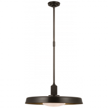 Visual Comfort & Co. Signature Collection ALL US CHC 5302BZ-WG - Ruhlmann 24" Factory Pendant