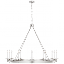 Visual Comfort & Co. Signature Collection ALL US CHC 5614PN - Launceton Grande Ring Chandelier