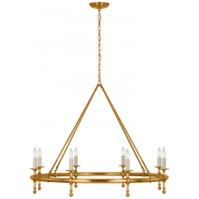 Visual Comfort & Co. Signature Collection ALL US CHC 5819AB - Classic 42" Ring Chandelier