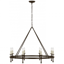 Visual Comfort & Co. Signature Collection ALL US CHC 5819BZ - Classic 42" Ring Chandelier