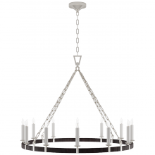 Visual Comfort & Co. Signature Collection ALL US CHC 5873PN/BRT - Darlana Large Wrapped Ring Chandelier