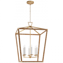 Visual Comfort & Co. Signature Collection ALL US CHC 5881AB/NRT - Darlana XL Wrapped Lantern