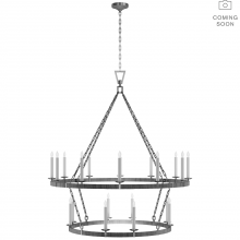 Visual Comfort & Co. Signature Collection ALL US CHC 5882AI/NRT - Darlana Extra Large Two Tier Chandelier