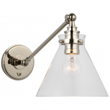 Visual Comfort & Co. Signature Collection ALL US CHD 2525PN-CG - Parkington Single Library Wall Light