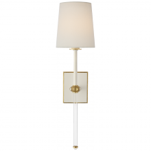 Visual Comfort & Co. Signature Collection ALL US JN 2052WHT/CG-L-CL - Lucia 21" Cordless Sconce