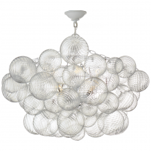 Visual Comfort & Co. Signature Collection ALL US JN 4115PW/CG - Talia 33" Semi-Flush Mount