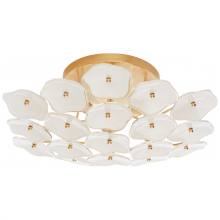 Visual Comfort & Co. Signature Collection ALL US KS 4065SB-CRE - Leighton Medium Flush Mount