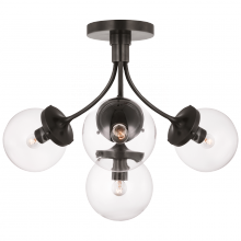 Visual Comfort & Co. Signature Collection ALL US KS 4407BZ-CG - Prescott Medium Semi-Flush Mount