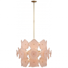 Visual Comfort & Co. Signature Collection ALL US KS 5067SB-BLS - Leighton Large Barrel Chandelier