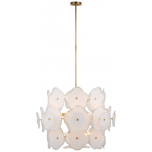 Visual Comfort & Co. Signature Collection ALL US KS 5067SB-CRE - Leighton Large Barrel Chandelier