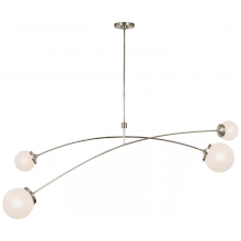Visual Comfort & Co. Signature Collection ALL US KS 5406PN-WG - Prescott 62" Linear Chandelier