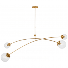Visual Comfort & Co. Signature Collection ALL US KS 5406SB-CG - Prescott 62" Linear Chandelier