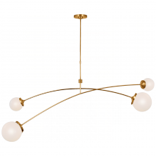 Visual Comfort & Co. Signature Collection ALL US KS 5406SB-WG - Prescott 62" Linear Chandelier