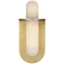 Visual Comfort & Co. Signature Collection ALL US KW 2003AB-ALB - Fosse 11" Oval Sconce