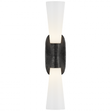 Visual Comfort & Co. Signature Collection ALL US KW 2048AI-WG - Utopia Large Double Bath Sconce