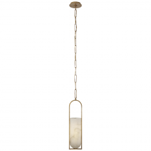 Visual Comfort & Co. Signature Collection ALL US KW 5512AB-ALB - Melange Small Elongated Pendant