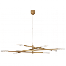 Visual Comfort & Co. Signature Collection ALL US KW 5589AB-SG - Rousseau Grande Eight Light Articulating Chandelier