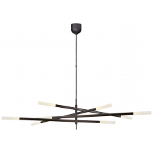 Visual Comfort & Co. Signature Collection ALL US KW 5589BZ-EC - Rousseau Grande Eight Light Articulating Chandelier