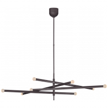 Visual Comfort & Co. Signature Collection ALL US KW 5589BZ-ECG - Rousseau Grande Eight Light Articulating Chandelier